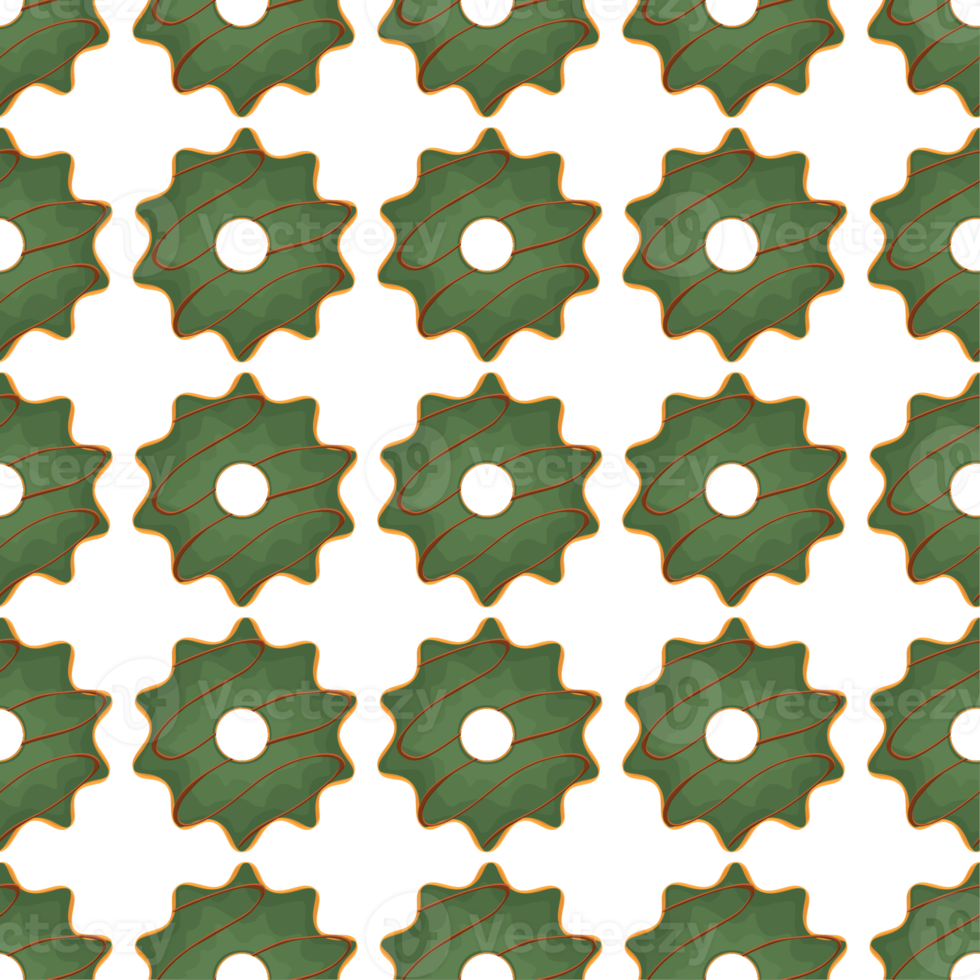 Pattern homemade cookie different taste in pastry biscuit png