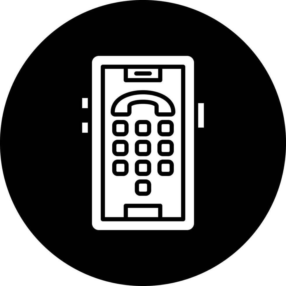 Dial Pad Vector Icon Style
