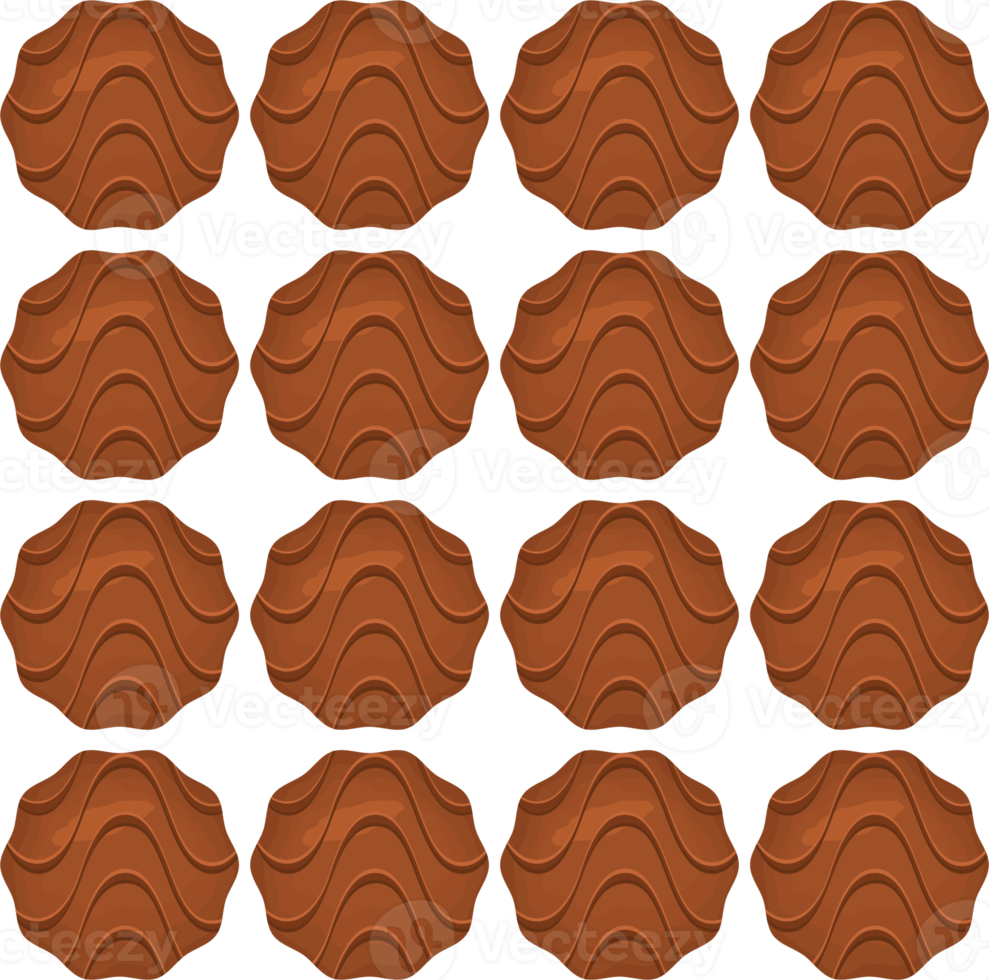 Pattern homemade cookie different taste in pastry biscuit png