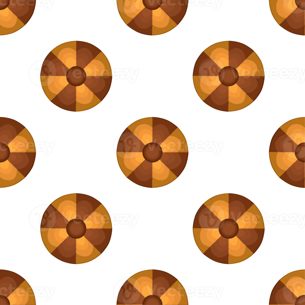 Pattern homemade cookie different taste in pastry biscuit png