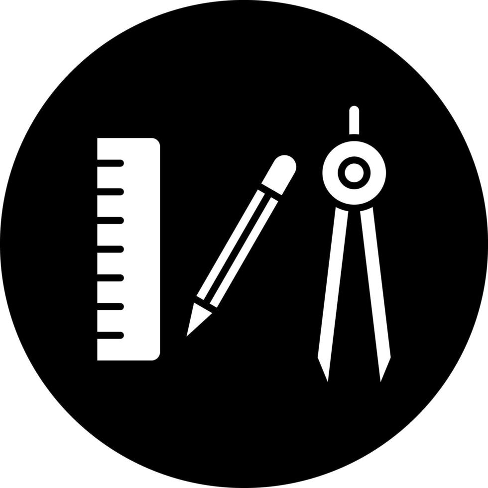 Mathematics Tools Vector Icon Style