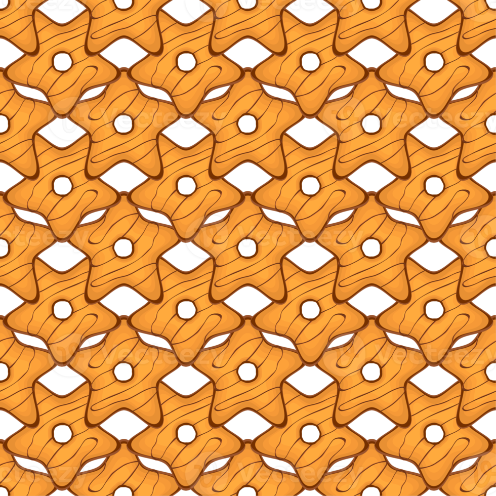 Pattern homemade cookie different taste in pastry biscuit png