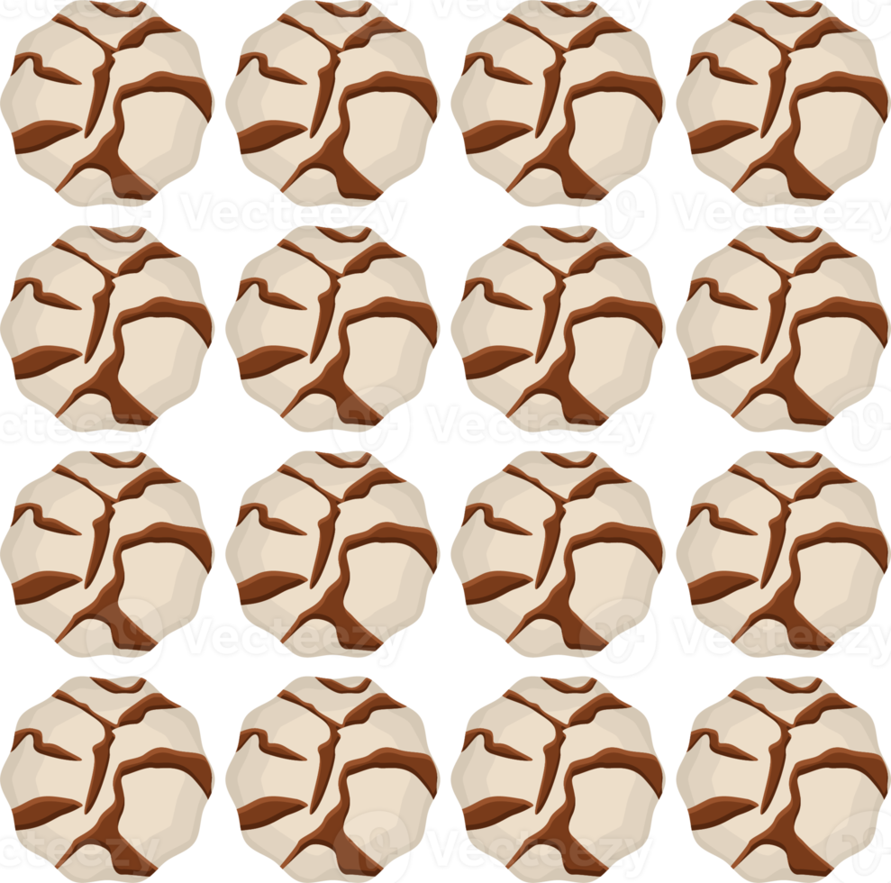 Pattern homemade cookie different taste in pastry biscuit png