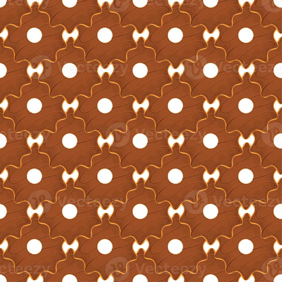 Pattern homemade cookie different taste in pastry biscuit png