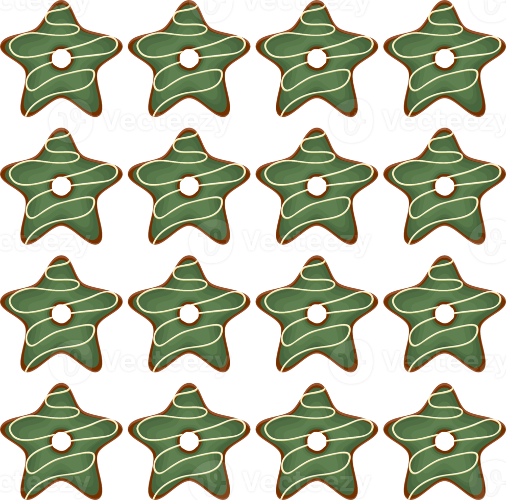 Pattern homemade cookie different taste in pastry biscuit png