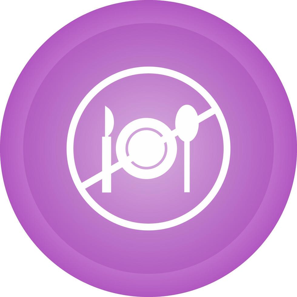 No Food Vector Icon