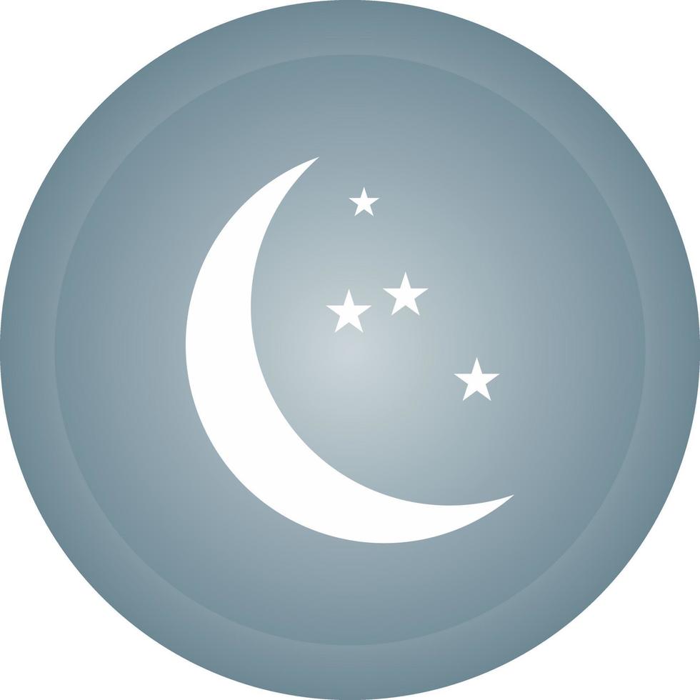 Moon and Stars Vector Icon