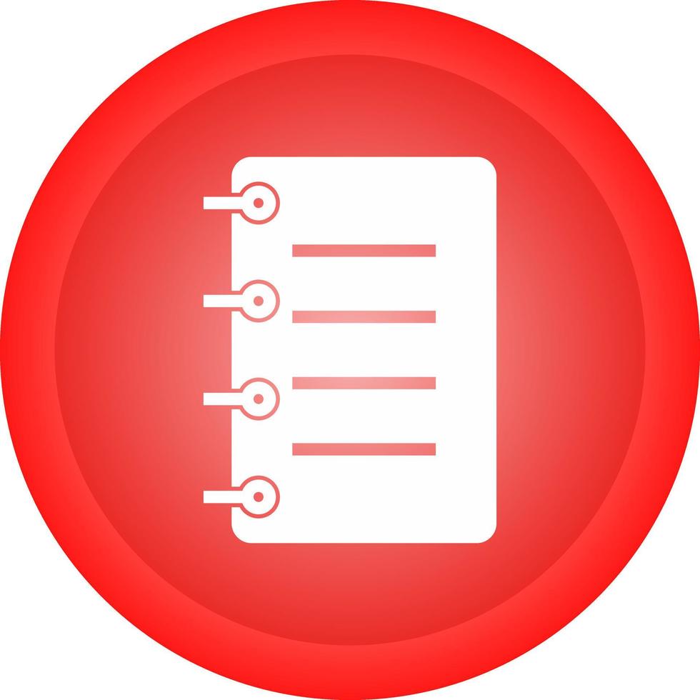Diary Vector Icon