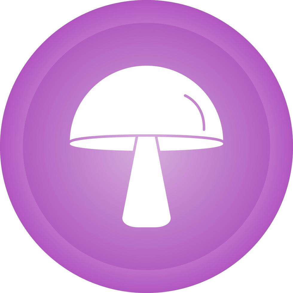 Single Mushroom Vector Icon