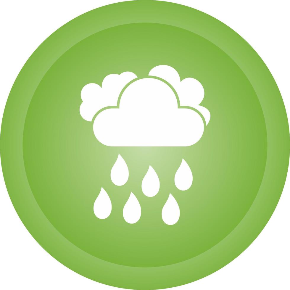 icono de vector de lluvia ligera