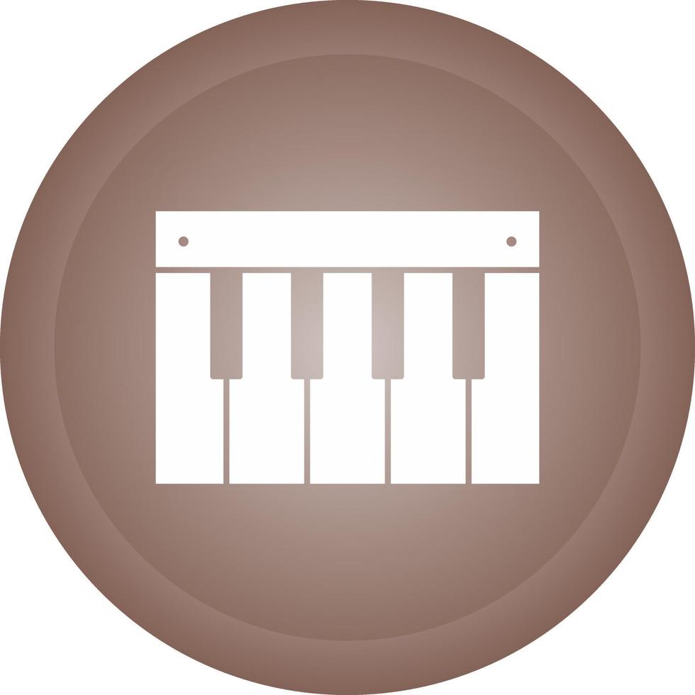 icono de vector de piano