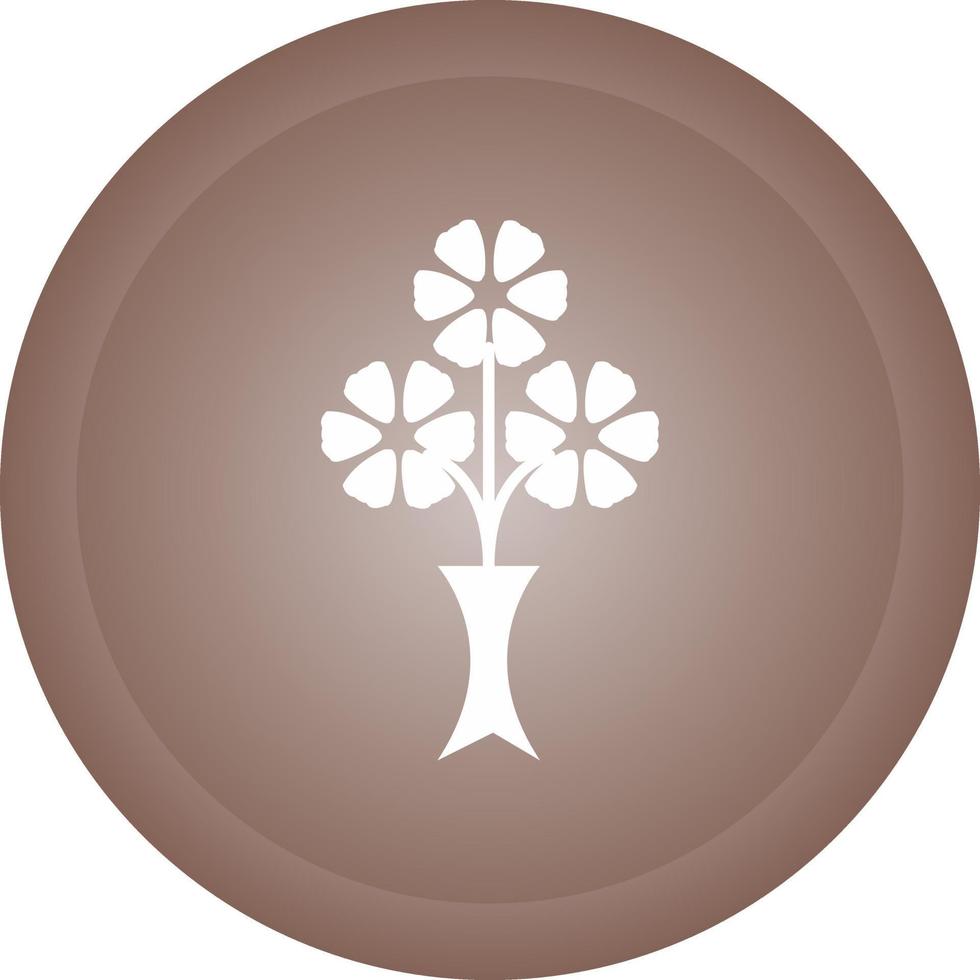 Flower Bunch Vector Icon