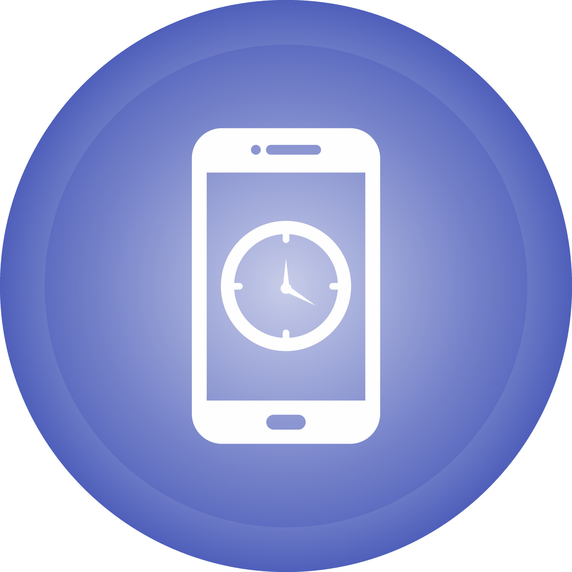 Clock App Vector Icon 22670251 Vector Art at Vecteezy