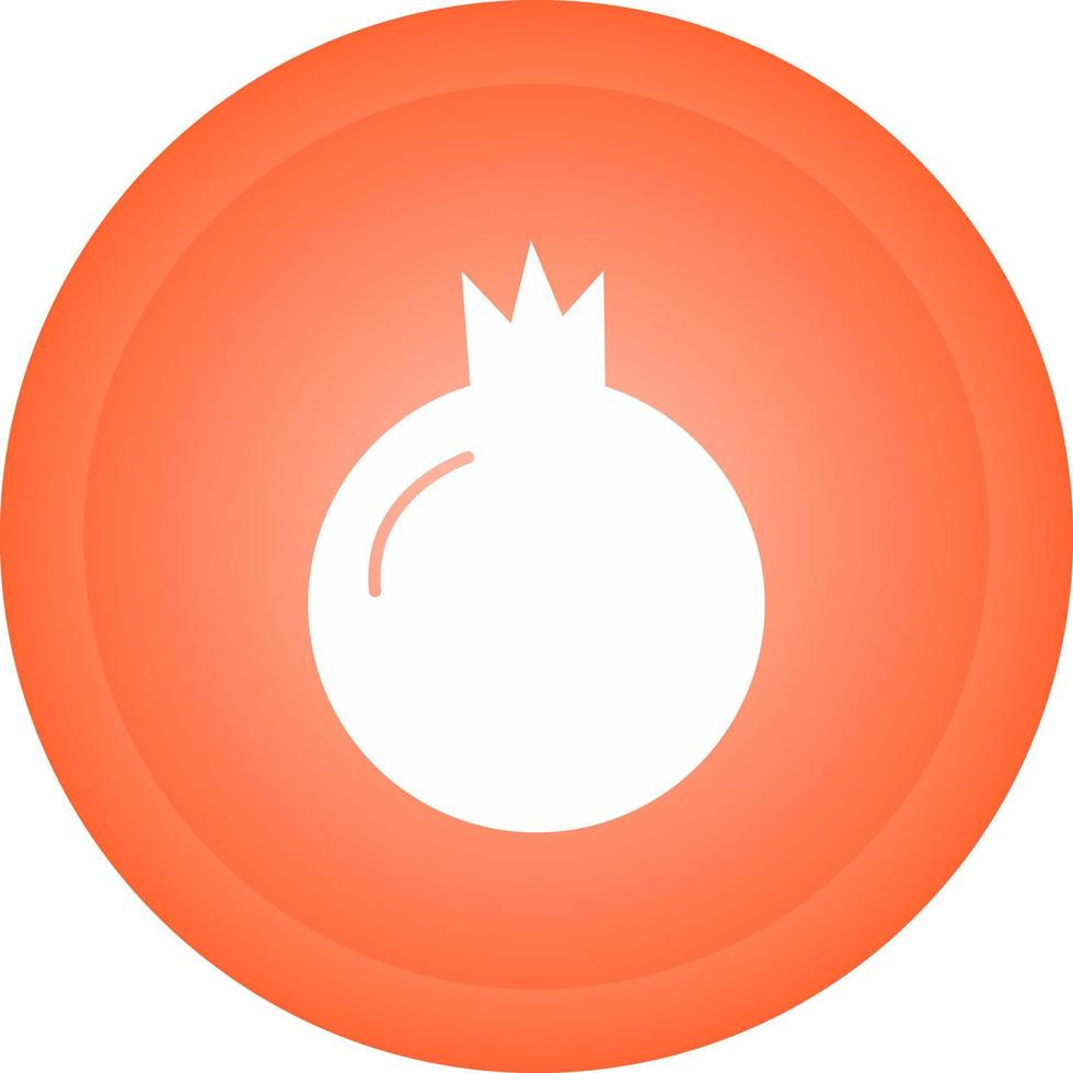 Pomegranate Vector Icon