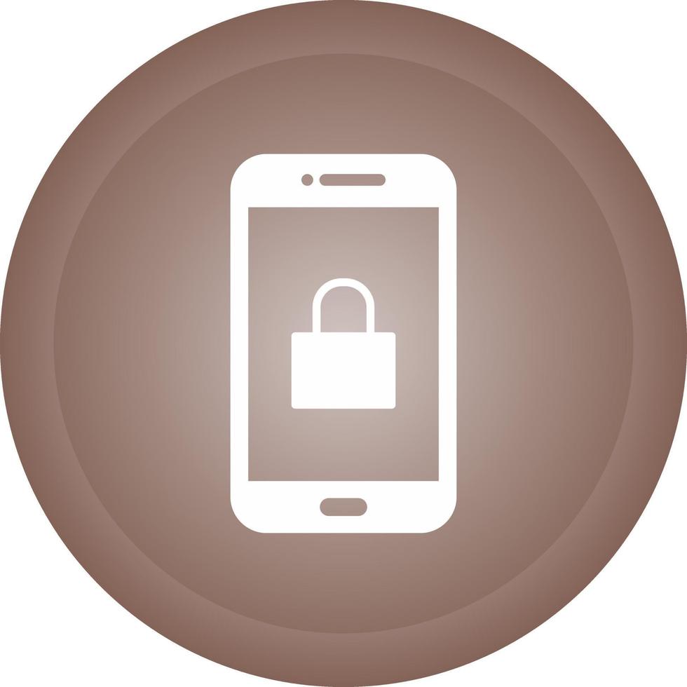 Locked Phone Vector Icon