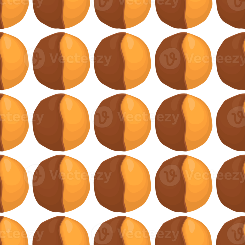 Pattern homemade cookie different taste in pastry biscuit png