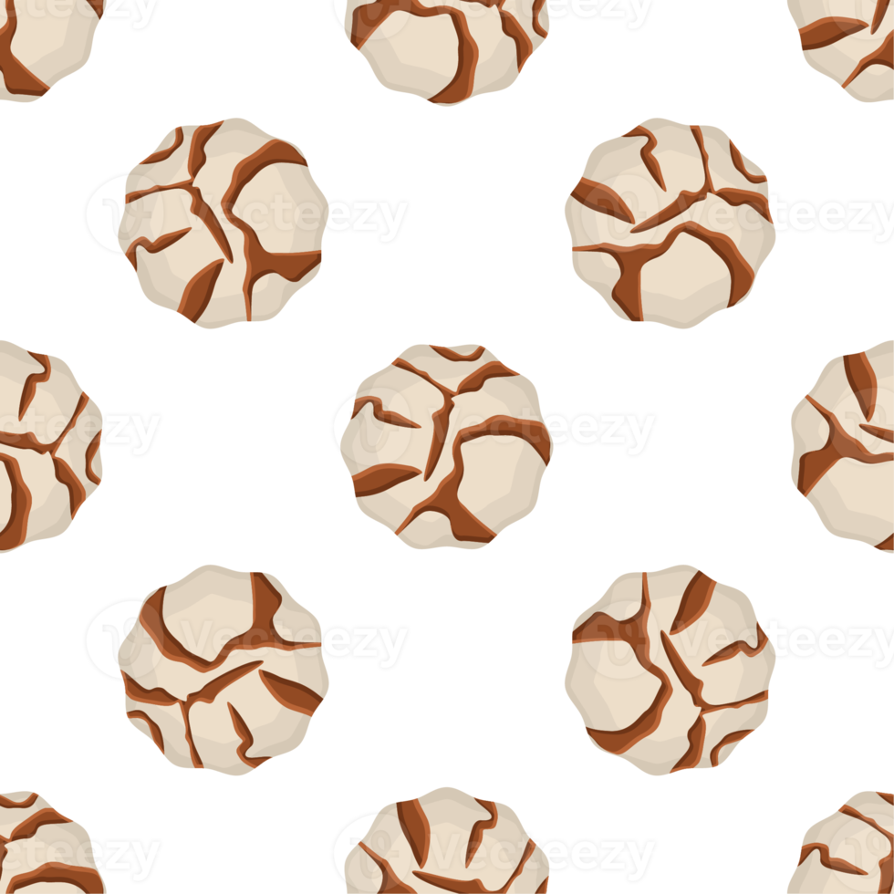 Pattern homemade cookie different taste in pastry biscuit png