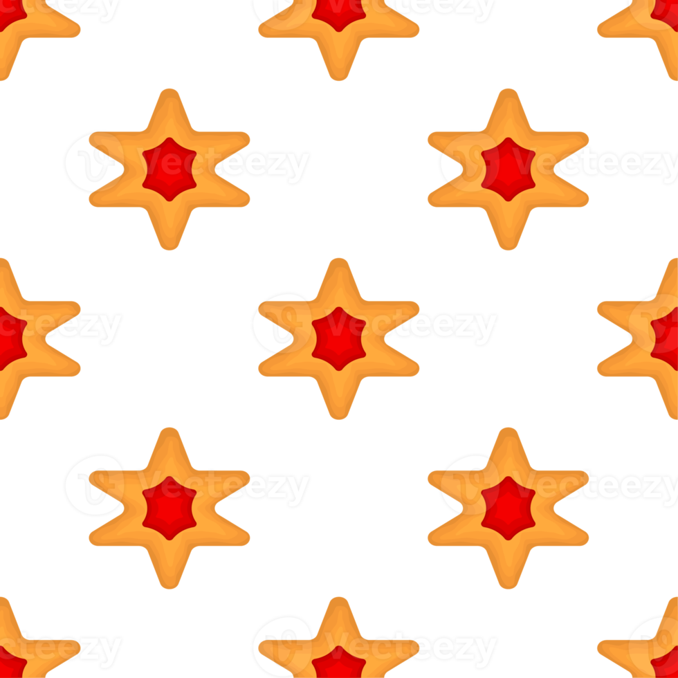 Pattern homemade cookie different taste in pastry biscuit png