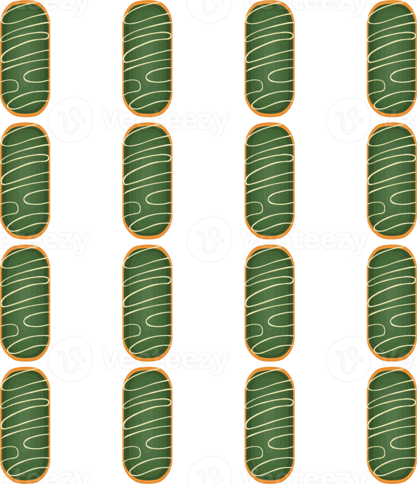 Pattern homemade cookie different taste in pastry biscuit png