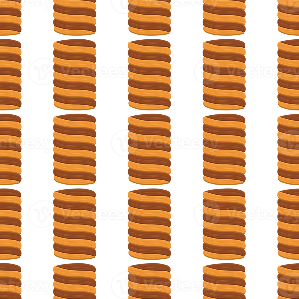 Pattern homemade cookie different taste in pastry biscuit png