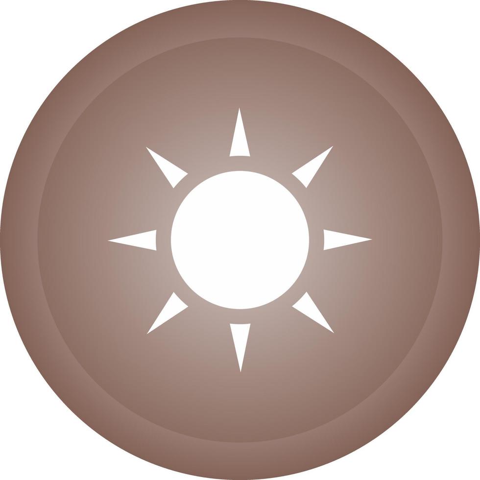 icono de vector de sol