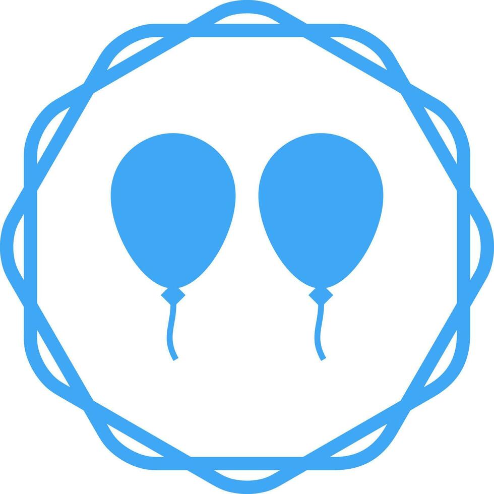 icono de vector de globos