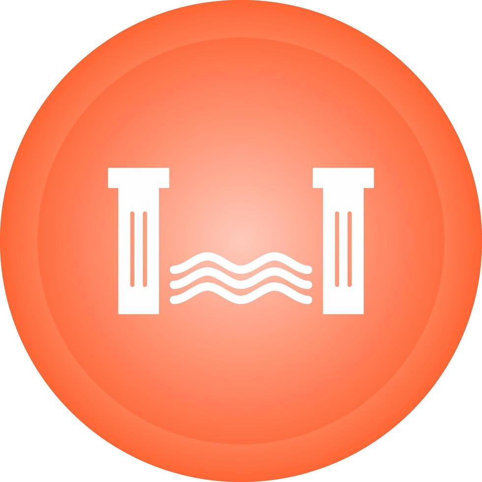 Water Dam Vector Icon