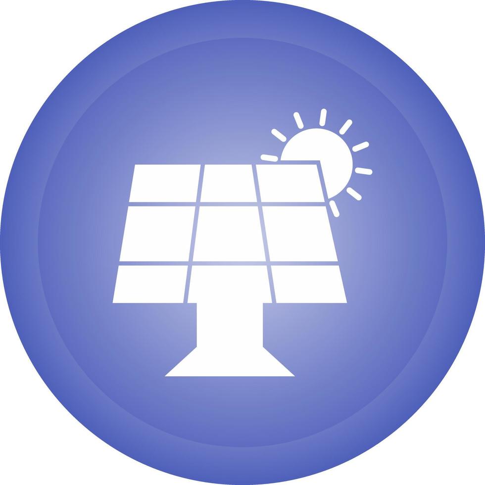 icono de vector de panel solar