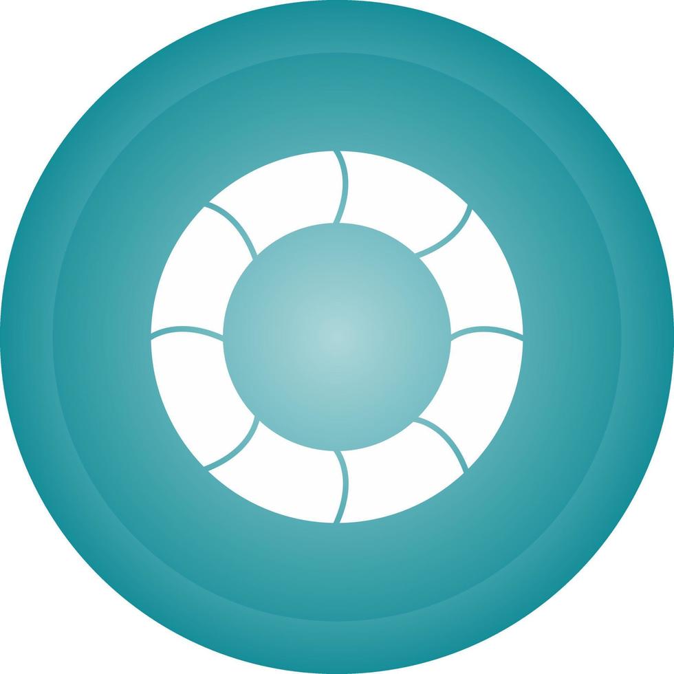 Swimming Tire Vector Icon