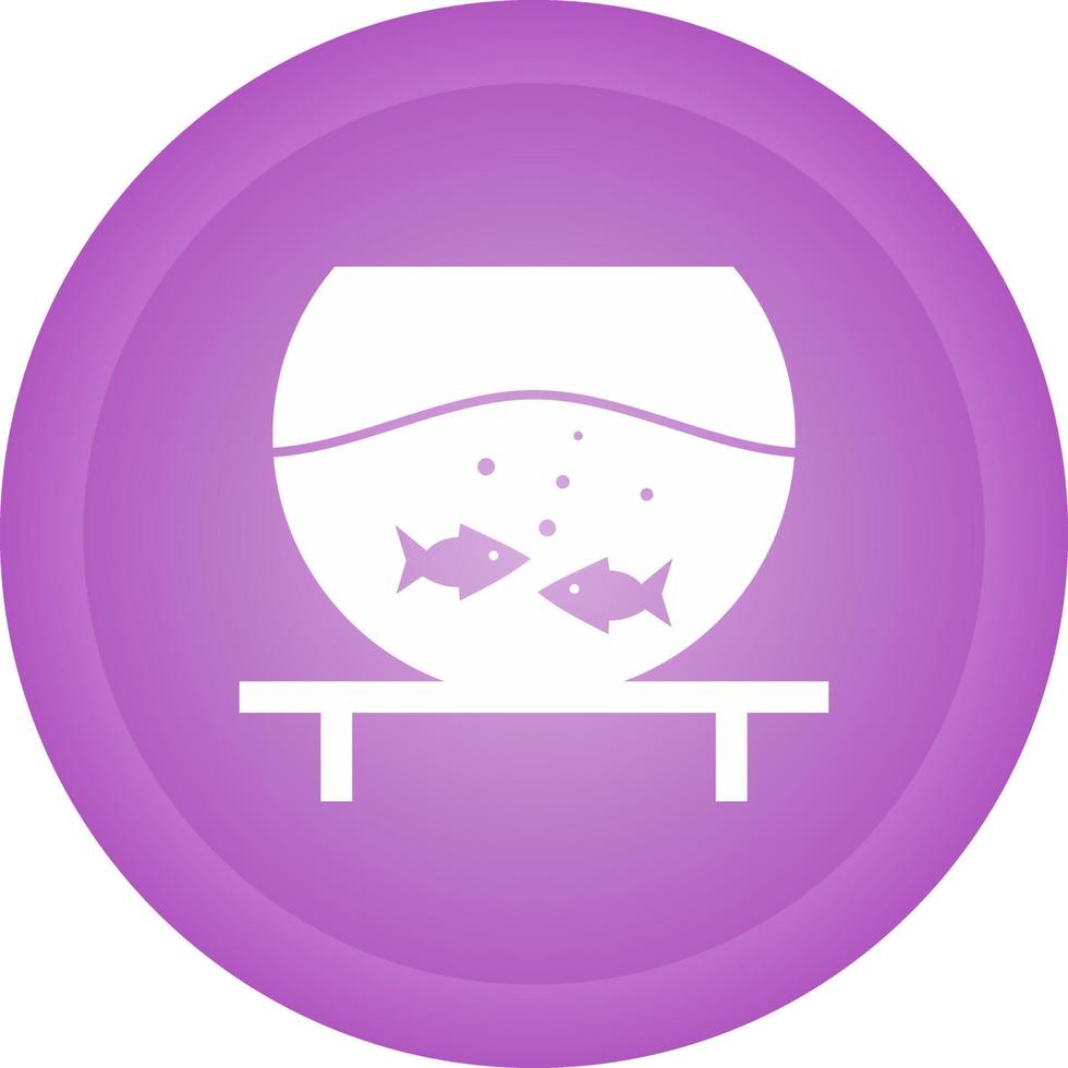 Fish Bowl Vector Icon