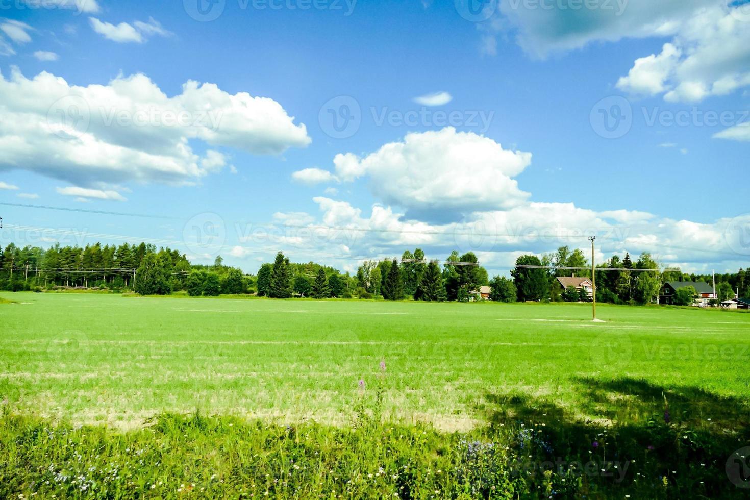 Scenic rural landscape photo