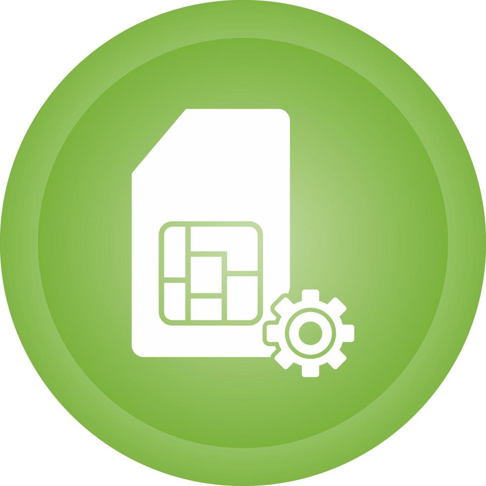 SIM Management Vector Icon