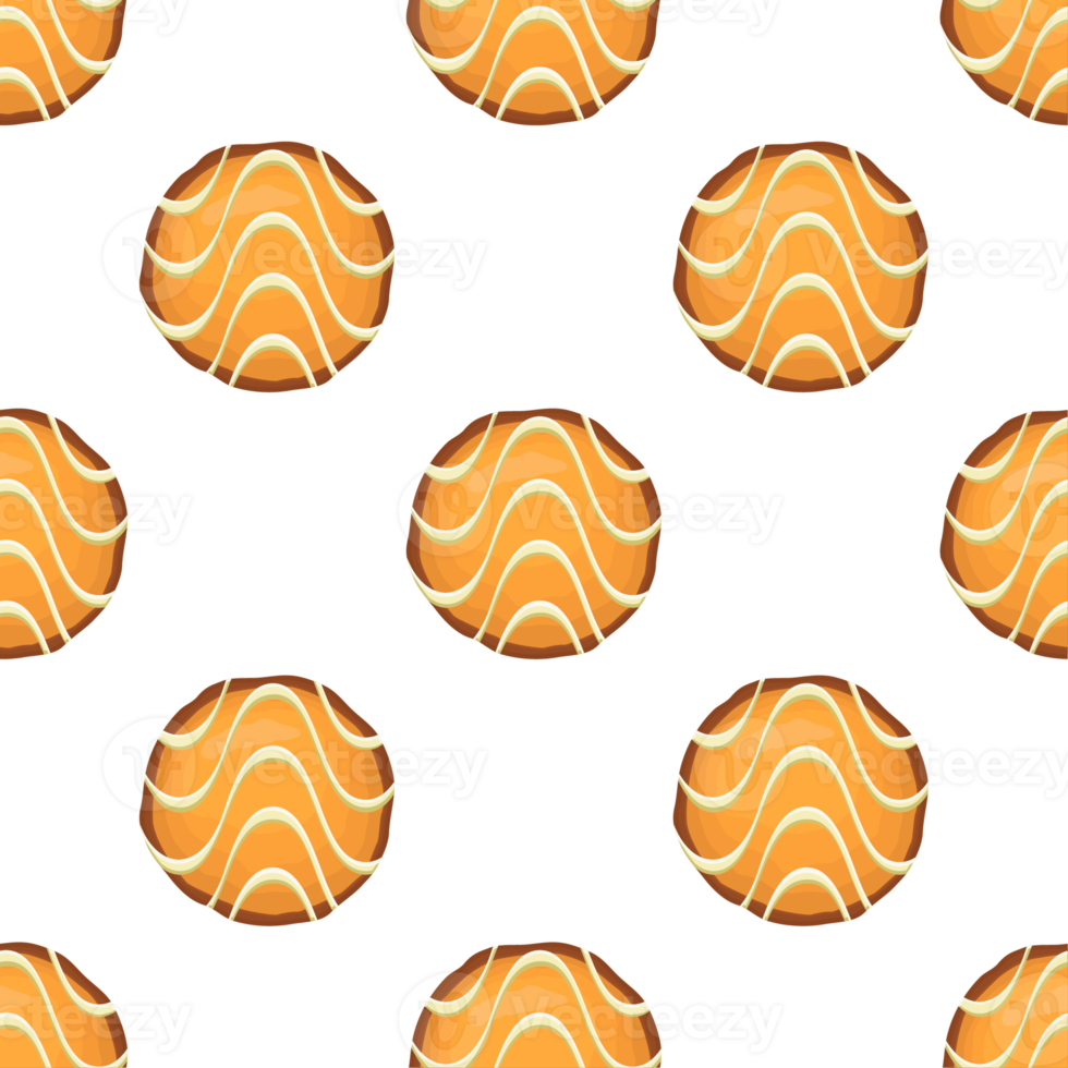 Pattern homemade cookie different taste in pastry biscuit png