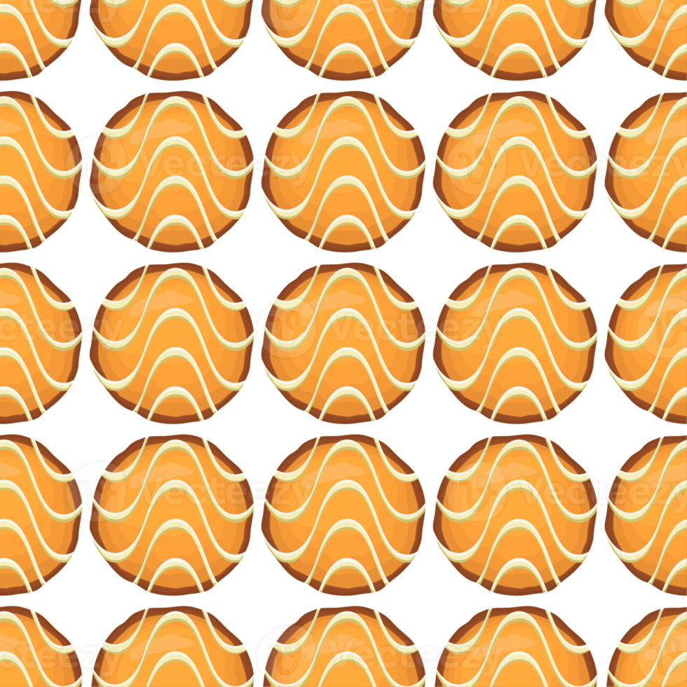 Pattern homemade cookie different taste in pastry biscuit png