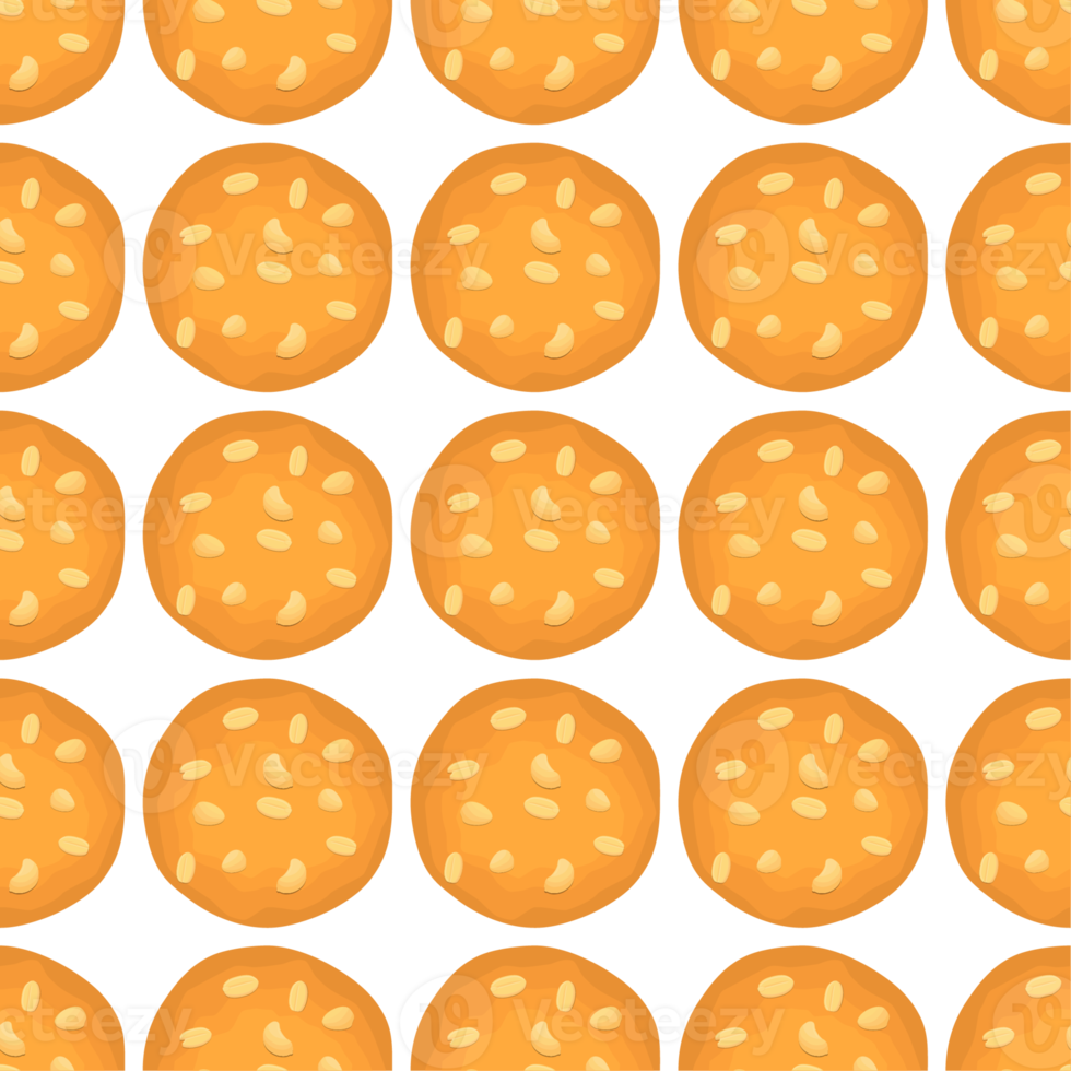 Pattern homemade cookie different taste in pastry biscuit png