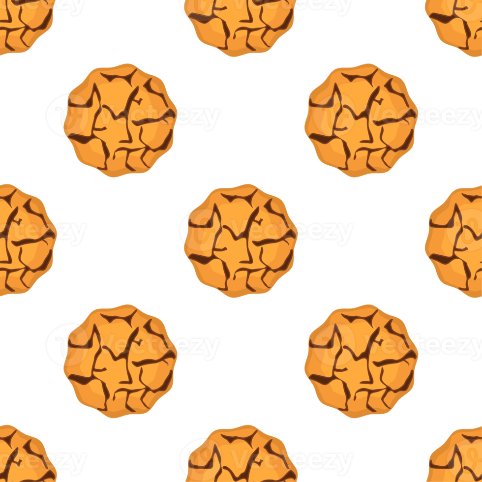 Pattern homemade cookie different taste in pastry biscuit png