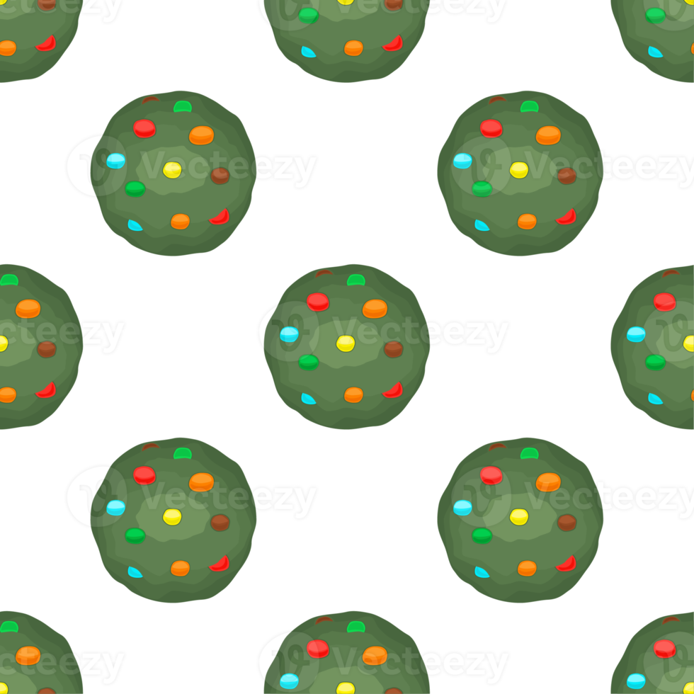 Pattern homemade cookie different taste in pastry biscuit png