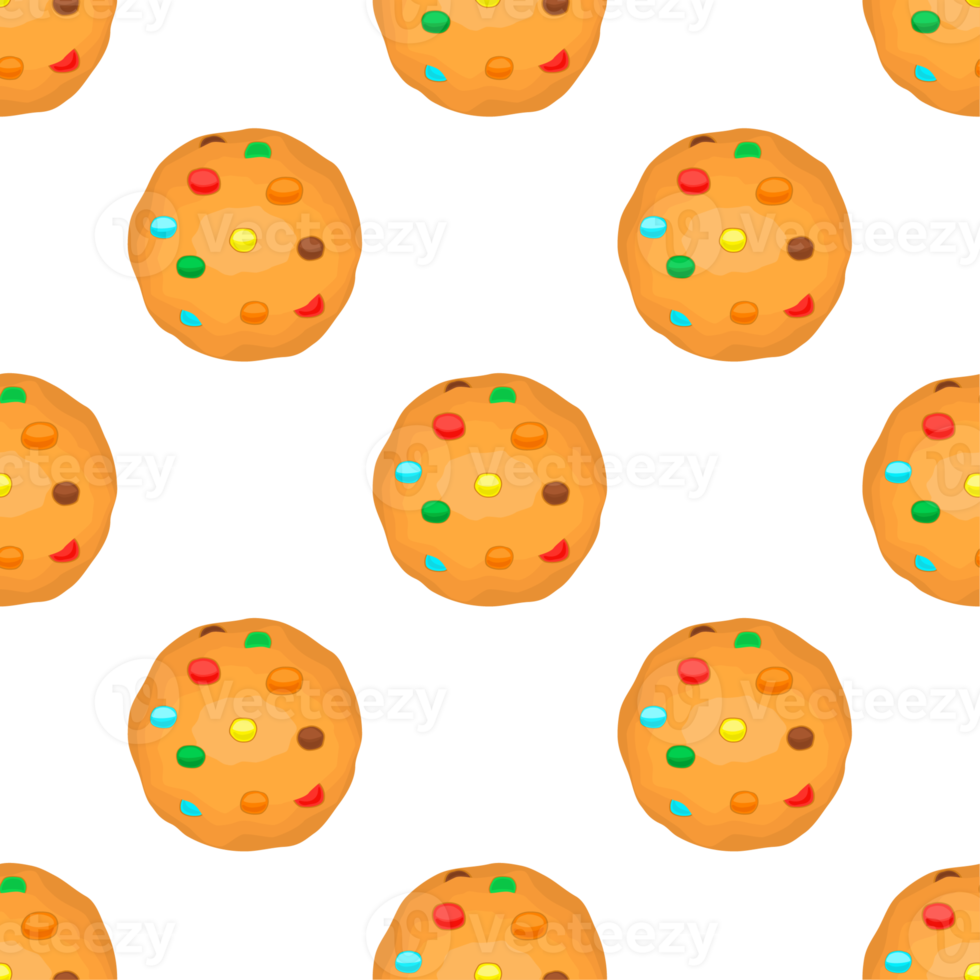 Pattern homemade cookie different taste in pastry biscuit png