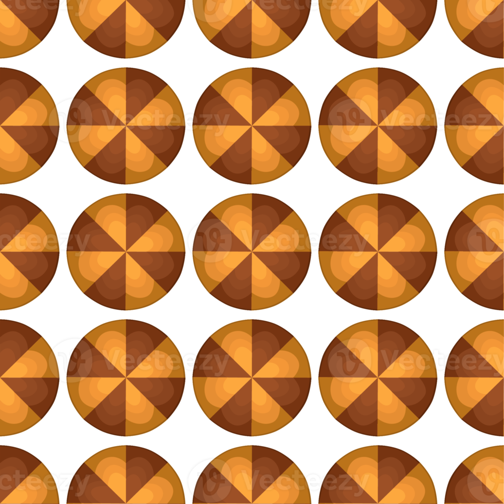 Pattern homemade cookie different taste in pastry biscuit png