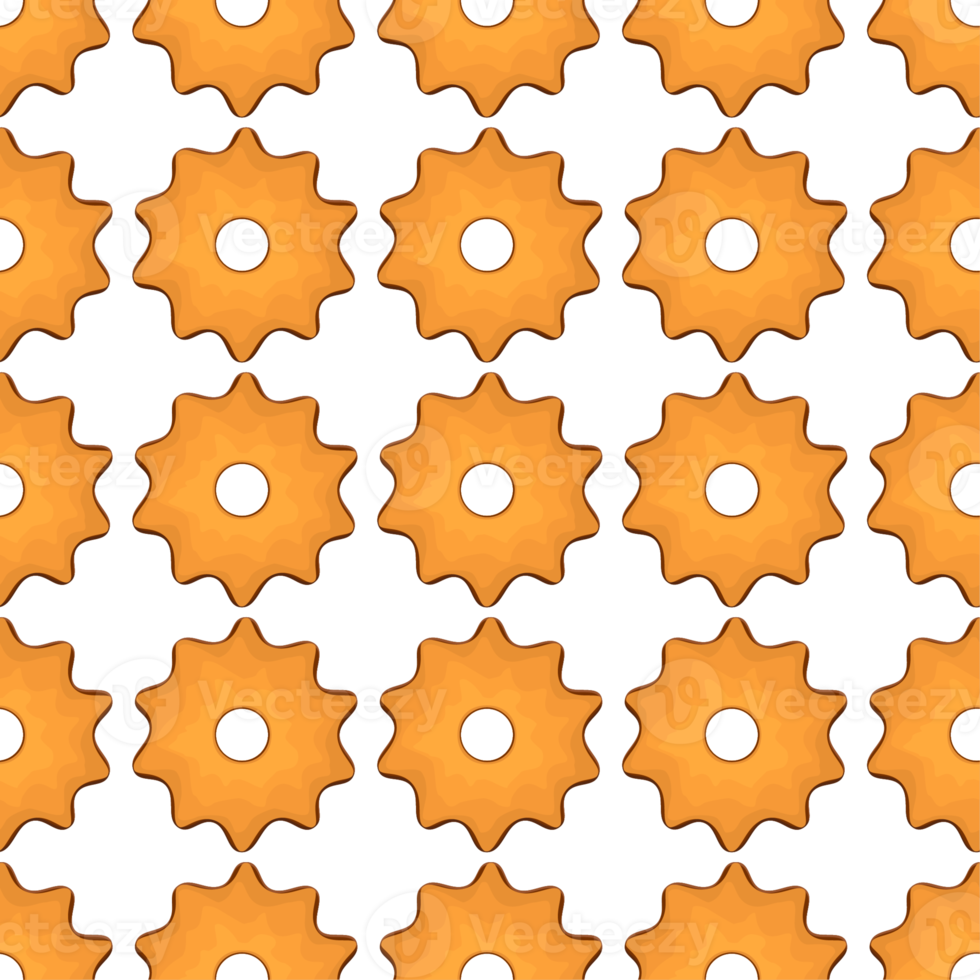 Pattern homemade cookie different taste in pastry biscuit png