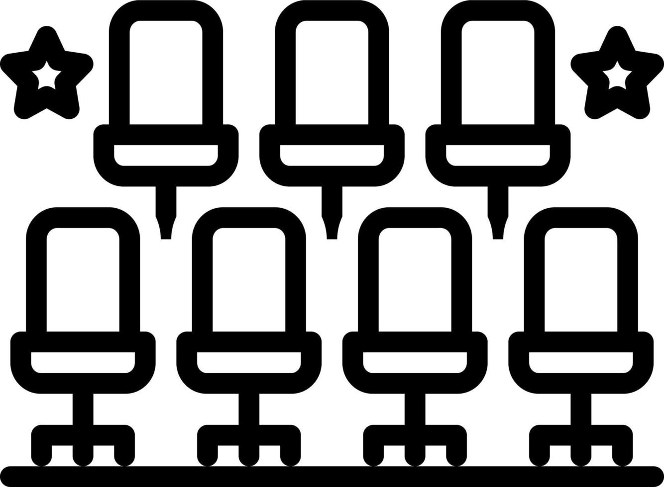 line icon for arrangement vector