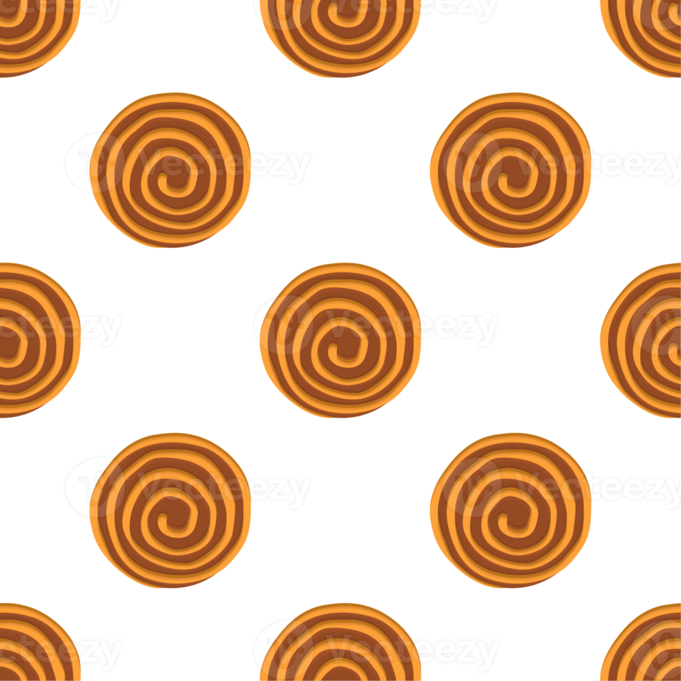 Pattern homemade cookie different taste in pastry biscuit png