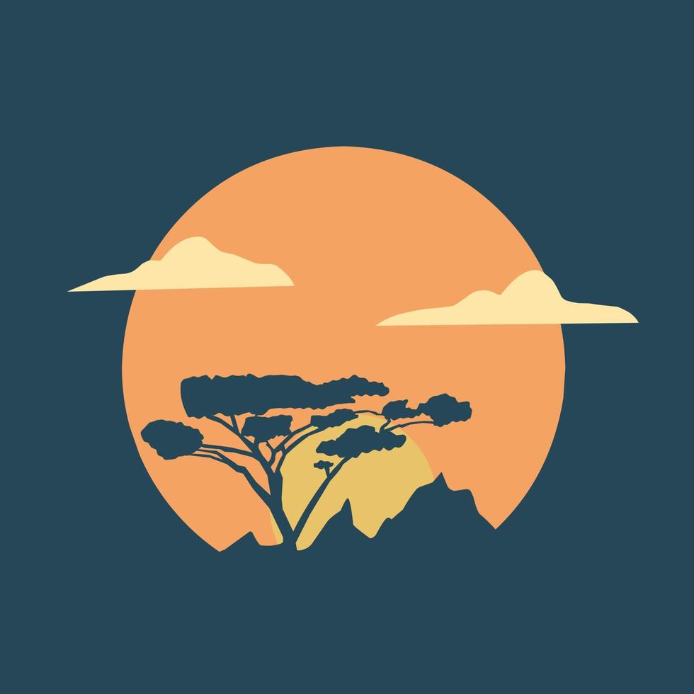 adventure logo design template vector