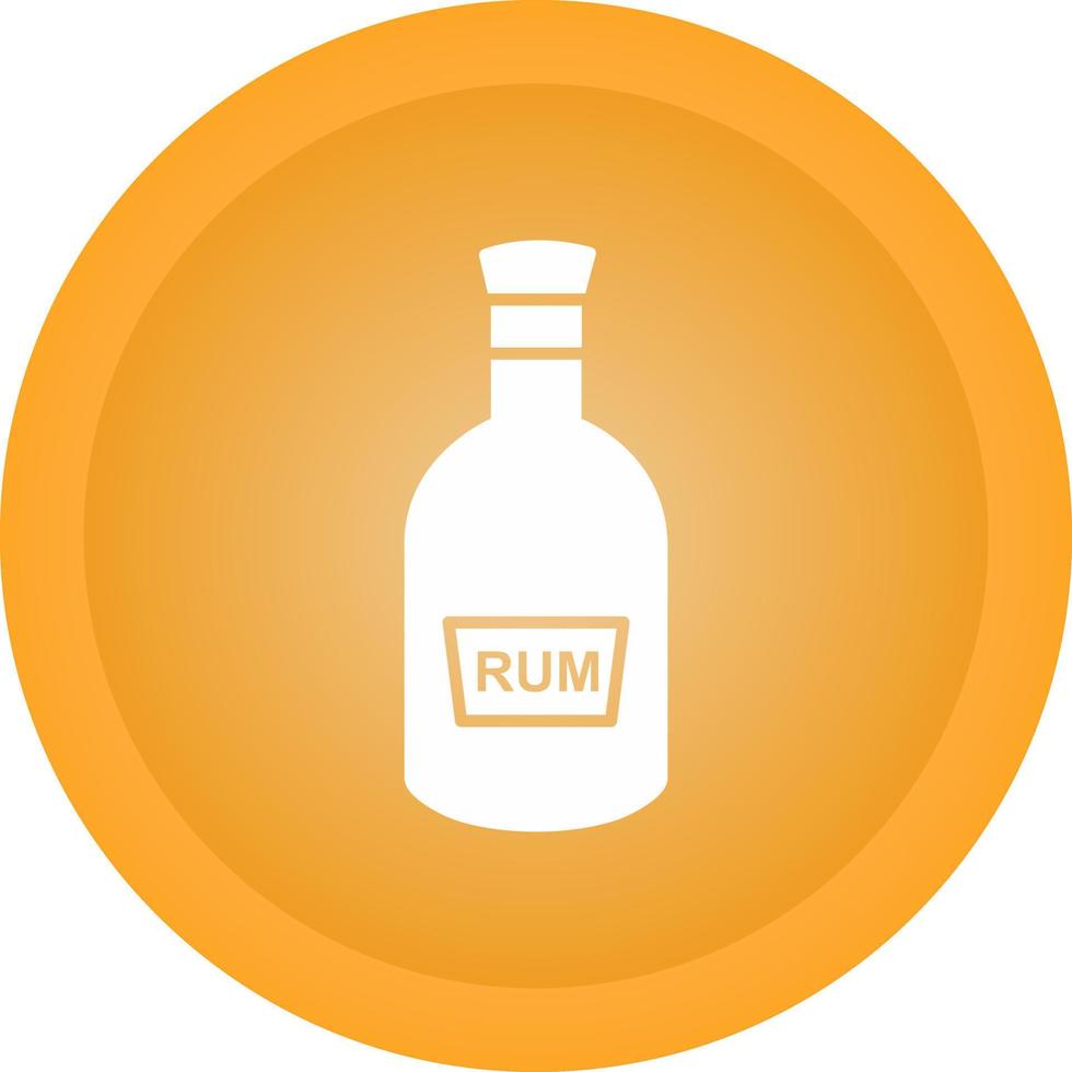 Bottle of Rum Vector Icon