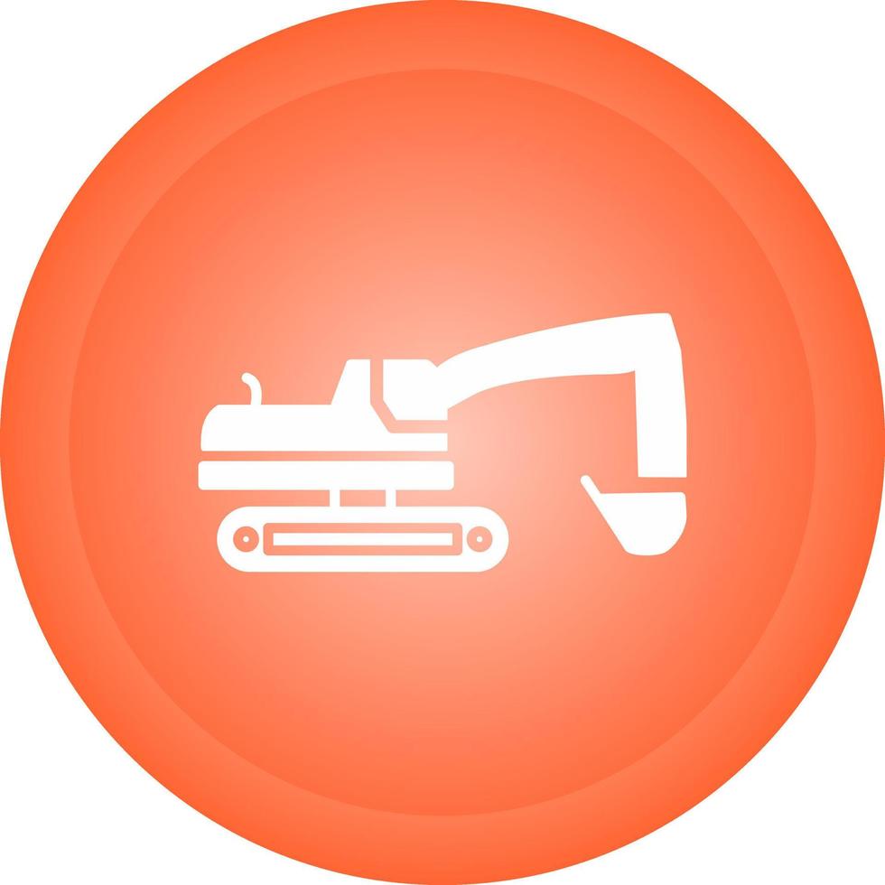 Excavator Vector Icon