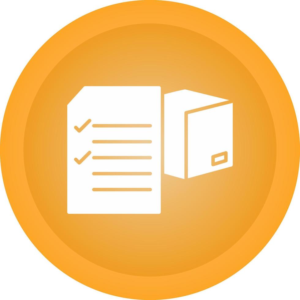 Delivery Checklist Vector Icon