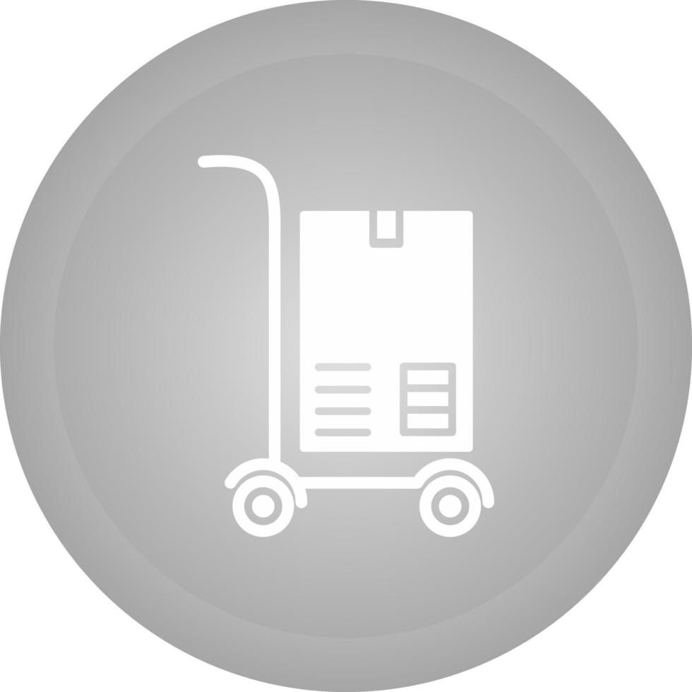 icono de vector de paquete de transporte