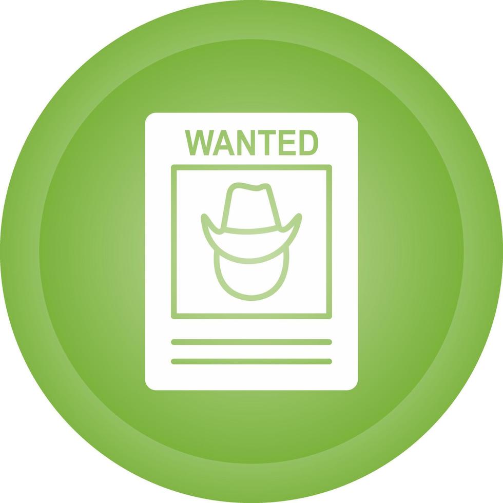 Wanted Poster Vector Icon