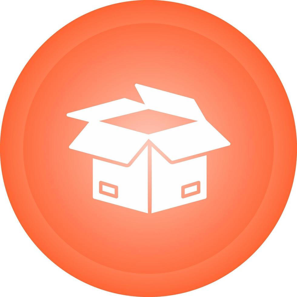 Open Box Vector Icon