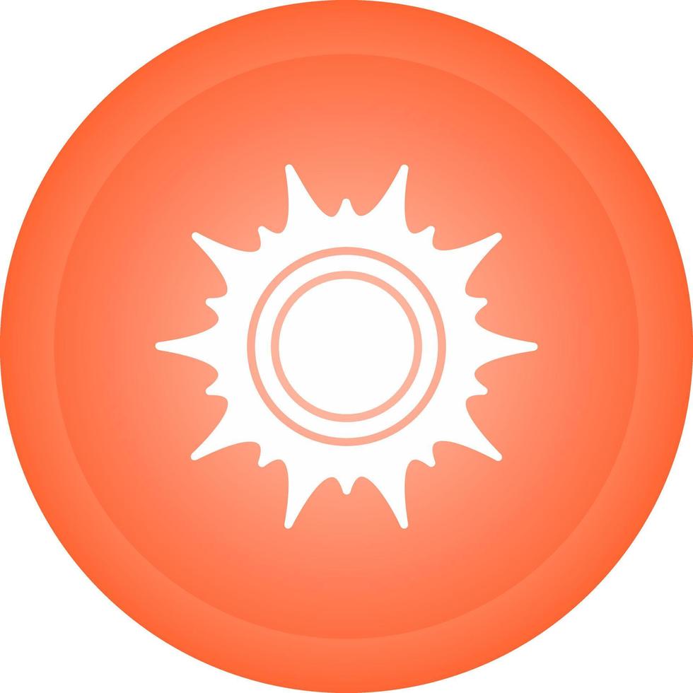 icono de vector de sol